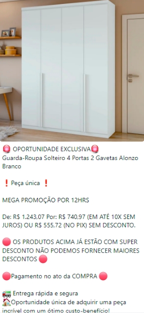 Oferta exclusica no GRUPO